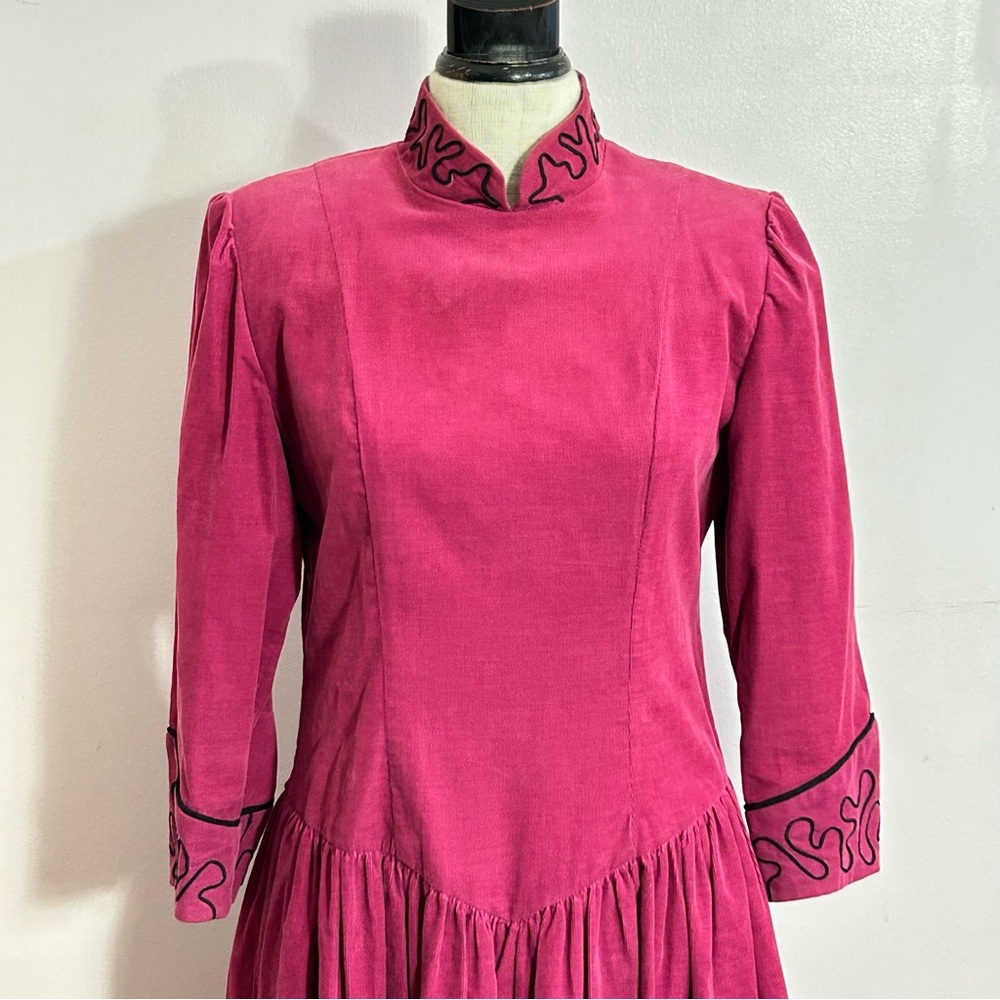 Vintage Belle France Corduroy Dress - Picture 2 of 10